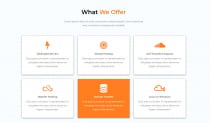 MaxoHost - Hosting Landing Page HTML Template Screenshot 2