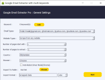 Google eMails Scrapper Pro - Python Source Code Screenshot 1