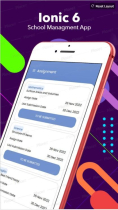 School Managment Modern UI Ionic 5 Screenshot 4