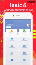 School Managment Modern UI Ionic 5 Screenshot 19
