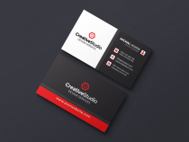 Red Business Card  Screenshot 1