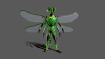 Dragon Fly 3D Model Screenshot 1