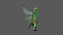 Dragon Fly 3D Model Screenshot 5