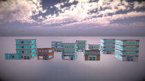 Red Bricks Buildings Pack 3d Objects Screenshot 30