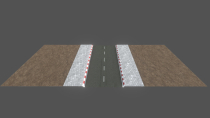 Simple Road Model Low-poly 3D model Screenshot 6