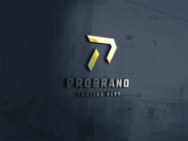 Pro Brand Letter P Logo Screenshot 2