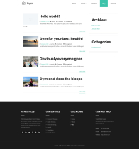 Yoga Park - WordPress Screenshot 4