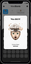 WordBomb - Unique SwiftUI iOS Word Game  Screenshot 2