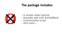 AntiAdBlock JavaScript Screenshot 2