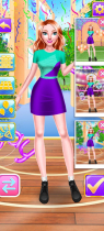 Cheerleader Magazine dress up - Unity game Screenshot 4