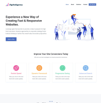 Digital Agency WordPress Theme Screenshot 1