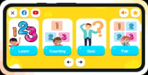 Learn Number 123 Kids Game - Flutter Android App Screenshot 2