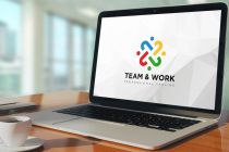 Human Team Work Logo Design Screenshot 2