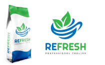 Refresh Food Drink Juice Coffee Logo Screenshot 2