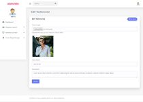 alimPortfolio - Laravel Personal Portfolio CMS Screenshot 3