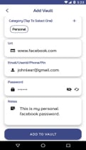 Password Vault Android App With BackEnd Screenshot 4
