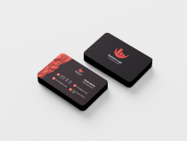 Black Business Card Template  Screenshot 1