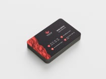 Black Business Card Template  Screenshot 3