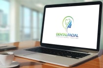 Dental Teeth With Facial Surgery Logo Screenshot 2