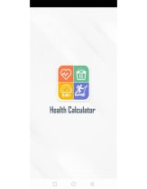 Health Calculator - Android Source Code Screenshot 1