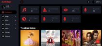AudioTape PHP Music Downloading Script Screenshot 1