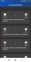 Cricket Live Score Flutter Application Screenshot 2