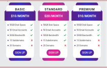 ZPricing - Modern Bootstrap Pricing Table Screenshot 2