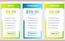 ZPricing - Modern Bootstrap Pricing Table Screenshot 5