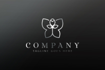 Rose Butterfly Logo Template Screenshot 1