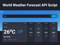 Weather Forecast Script PHP Screenshot 3