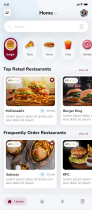  Food Delivery App - Adobe XD Screenshot 1