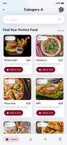  Food Delivery App - Adobe XD Screenshot 3