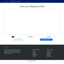 Online eSignature Generator PHP NodeJS Screenshot 2