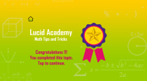 Lucid Academy Math Tips and Tricks Buildbox Screenshot 1