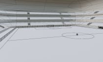 Soccer Playing Venue 3D Object Screenshot 2