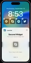 Launcher for iOS 16 Lock Screen Screenshot 4