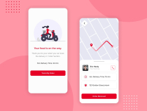 Foodie Food Delivery App Design Figma Template Screenshot 4