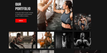 Gyming-Is-Life Template - UI Adobe Photoshop  Screenshot 4