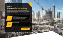 Mixxon Construction UI Adobe Photoshop PSD  Screenshot 4