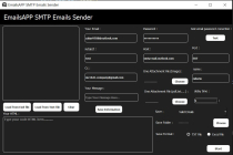 EmailsAPP SMTP Emails Sender Python Screenshot 3