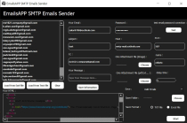 EmailsAPP SMTP Emails Sender Python Screenshot 4
