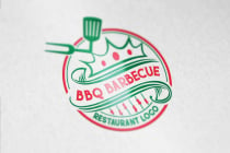 BBQ Barbecue Grill Restaurant Logo Screenshot 2