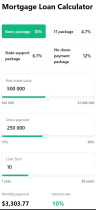 Mortgage Calculator PHP JavaScript Screenshot 3