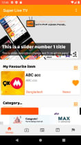 Super Live TV And News App With Admin Panel Screenshot 1