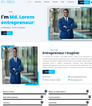 ATLPorto - Personal Branding Portfolio Website  Screenshot 1