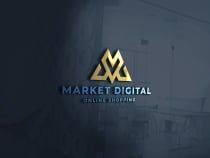 Market Digital Letter M Logo Screenshot 2