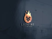 Lion Fire Logo Screenshot 1