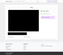 Petition Web App PHP Script Screenshot 11