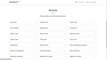Online Text Tools PHP Script Screenshot 2