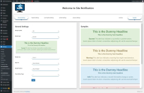 Site Notify WordPress Plugin Screenshot 1